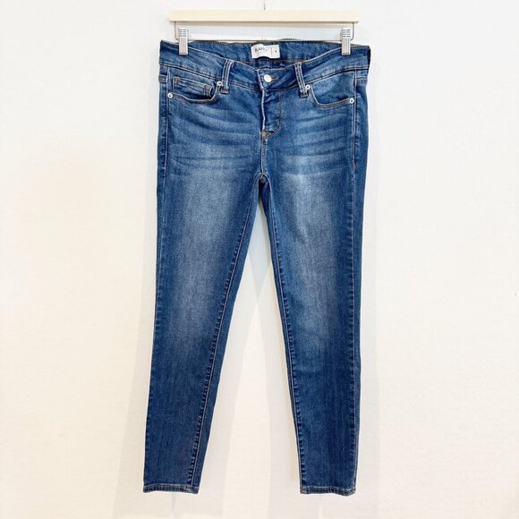 Blanqi Denim Maternity Skinny Jeans Blue Pregnancy Postpartum Office Casual 4 - Picture 1 of 7